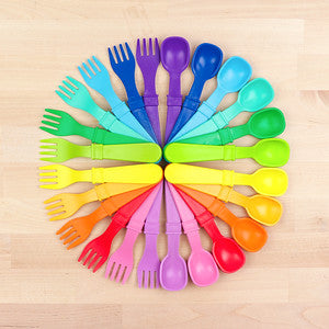 Re-Play Fork and Spoon set